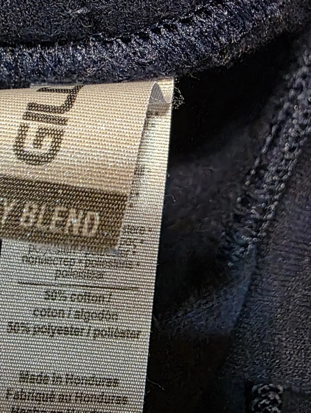 Gildan Navy Men's Hoodie with Yellow 'Michigan vs Everybody' and Blue Men 3XL - Picture 5 of 8